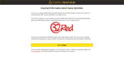 Desktop Screenshot of casinosplendido.com
