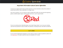 Tablet Screenshot of casinosplendido.com